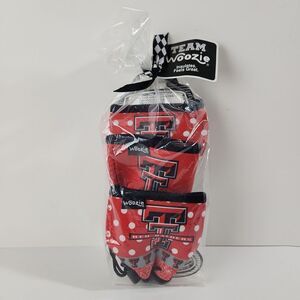 Woozie Texas Tech Red Raiders Bundle Gift Set Insulated Wine Glass Sleeve Coozie